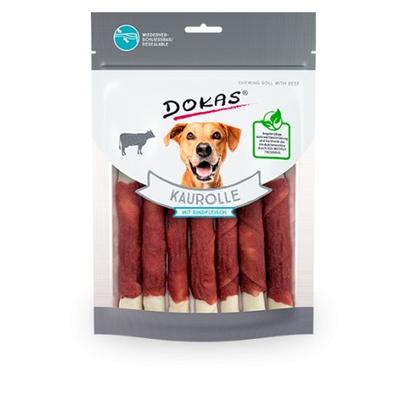 Dokas rágótekercs marhahússal 190 g - <strong>Dokas rágótekercs marhahússal - Jutalomfalat kutyáknak visszazárható tasakban</strong>